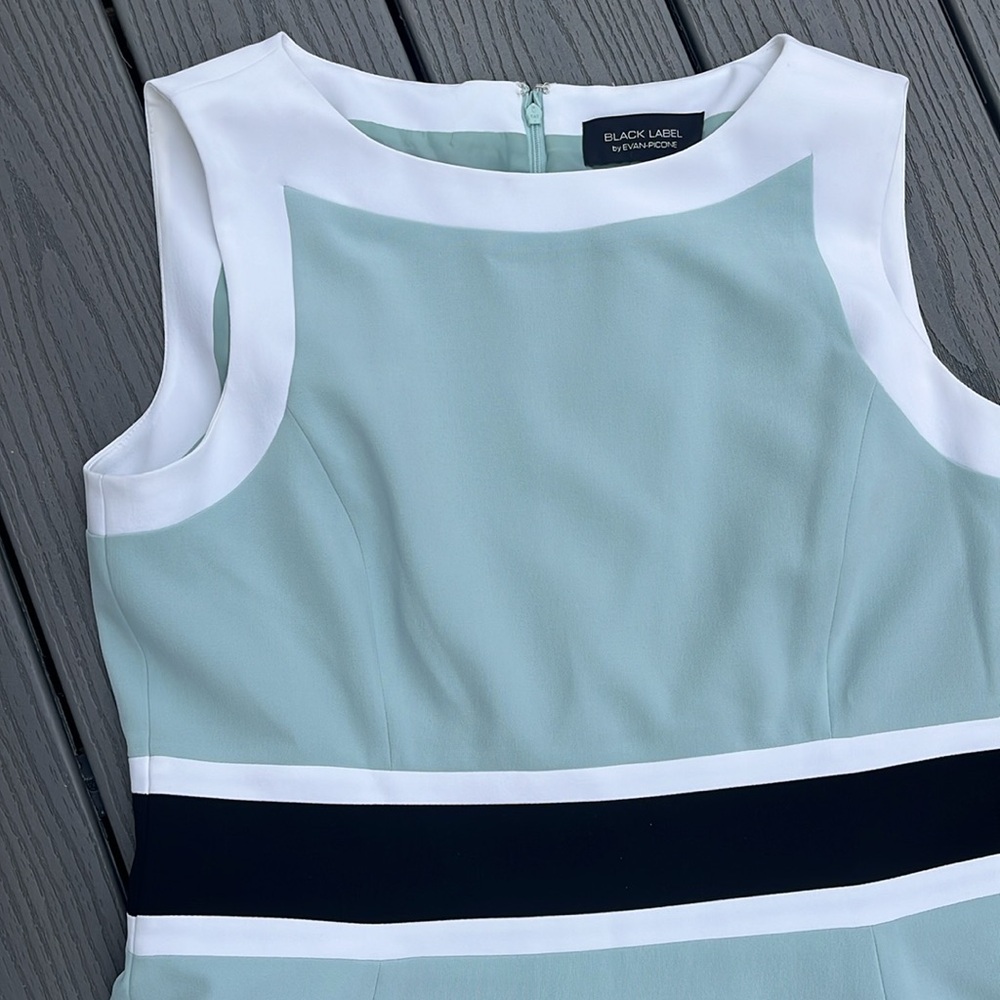 Color Block Midi Spring Dress - Picture 2 of 5